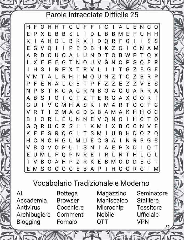 Sample page 2 from Giochi di Memoria per Anziani Intelligenti
