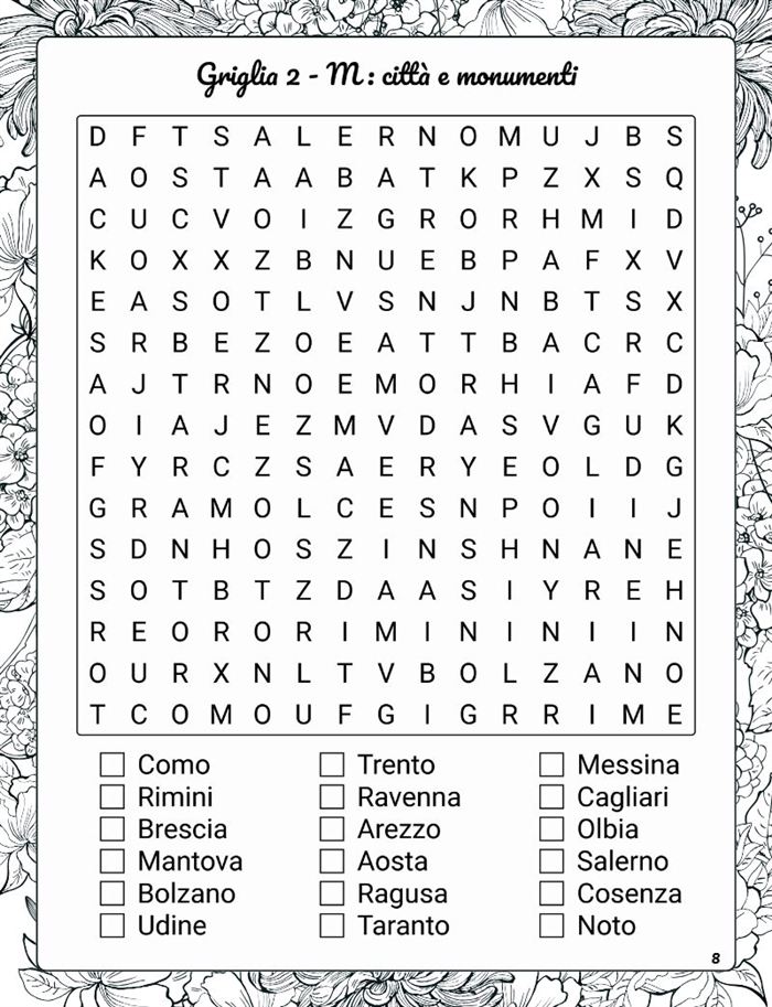 Sample page 1 from Parole Intrecciate per Anziani e Ipovedenti